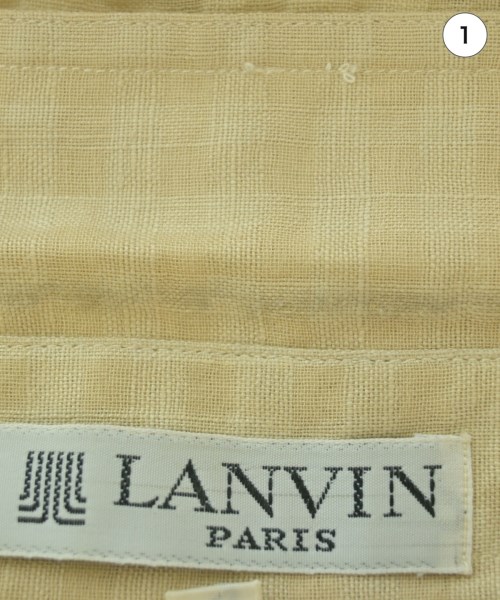 LANVIN（ランバン）カジュアルシャツ ベージュ サイズ:M メンズ/2200692749036