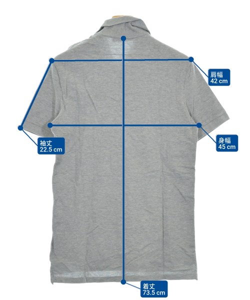 GIVENCHY（ジバンシィ）ポロシャツ グレー サイズ:S メンズ/2200620468046