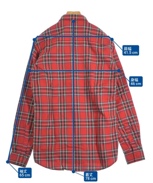 GIVENCHY（ジバンシィ）カジュアルシャツ 赤 サイズ:37(XS位) メンズ/2200641800238