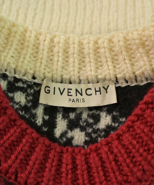 GIVENCHY（ジバンシィ）ニット・セーター 赤 サイズ:-(L位) メンズ/2200643824072