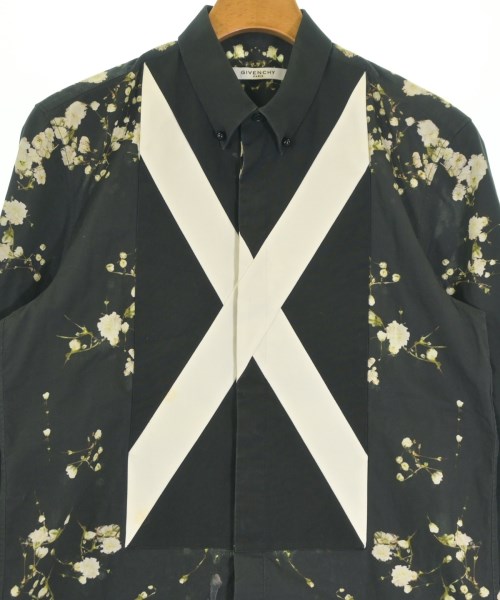 GIVENCHY（ジバンシィ）カジュアルシャツ 黒 サイズ:38(S位) メンズ/2200644455039