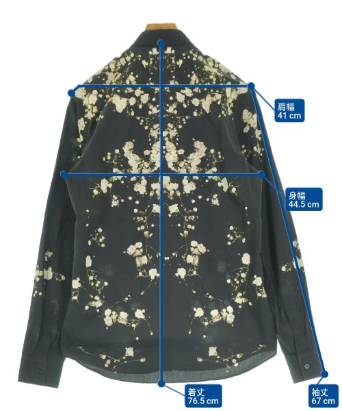 GIVENCHY（ジバンシィ）カジュアルシャツ 黒 サイズ:38(S位) メンズ/2200644455039