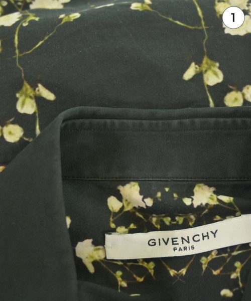 GIVENCHY（ジバンシィ）カジュアルシャツ 黒 サイズ:38(S位) メンズ/2200644455039