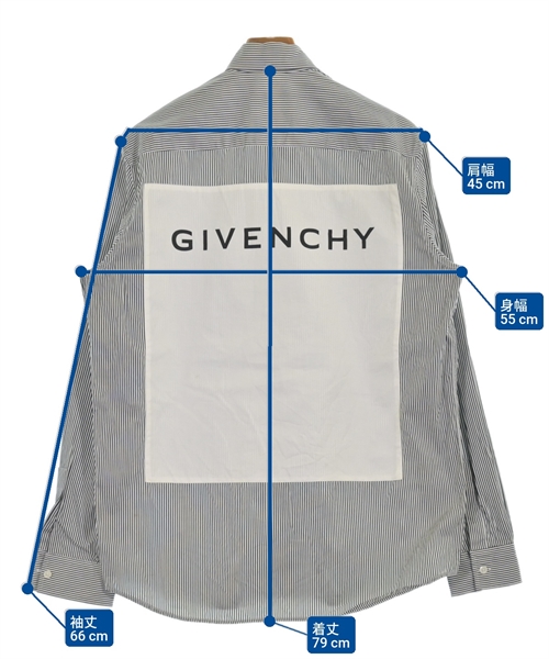 GIVENCHY（ジバンシィ）カジュアルシャツ 白 サイズ:37(L位) メンズ/2200625043033