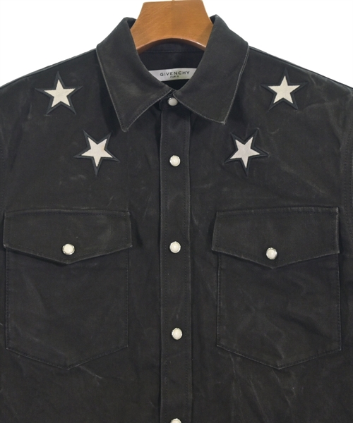 GIVENCHY（ジバンシィ）カジュアルシャツ 黒 サイズ:S メンズ/2200627834028