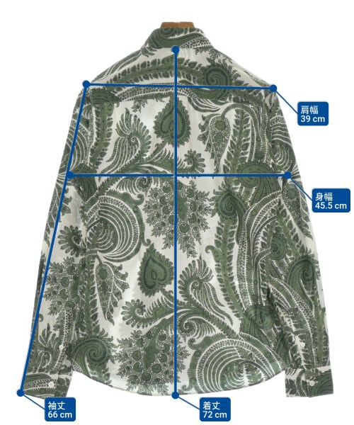 GIVENCHY（ジバンシィ）カジュアルシャツ 緑 サイズ:37(XS位) メンズ/2200633166076