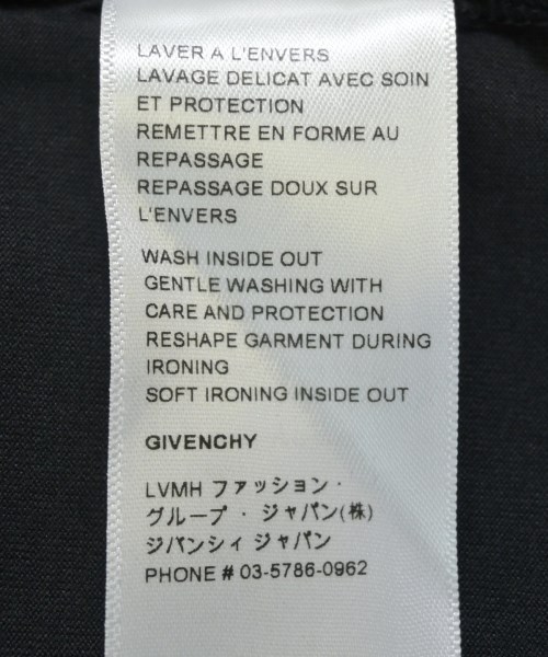 GIVENCHY（ジバンシィ）Tシャツ・カットソー 黒 サイズ:M メンズ/2200620814324