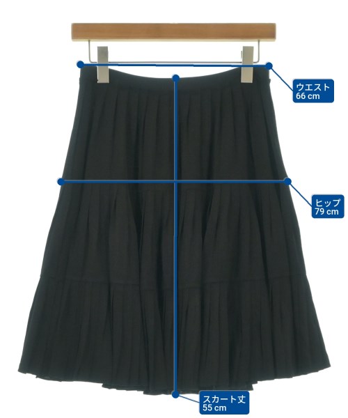 GIVENCHY（ジバンシィ）ひざ丈スカート 黒 サイズ:XS レディース/2200669701050