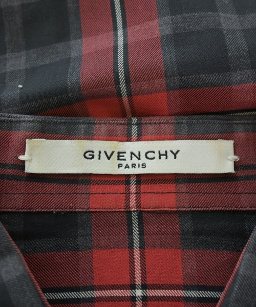 GIVENCHY（ジバンシィ）カジュアルシャツ 赤 サイズ:37(XS位) メンズ/2200676255065