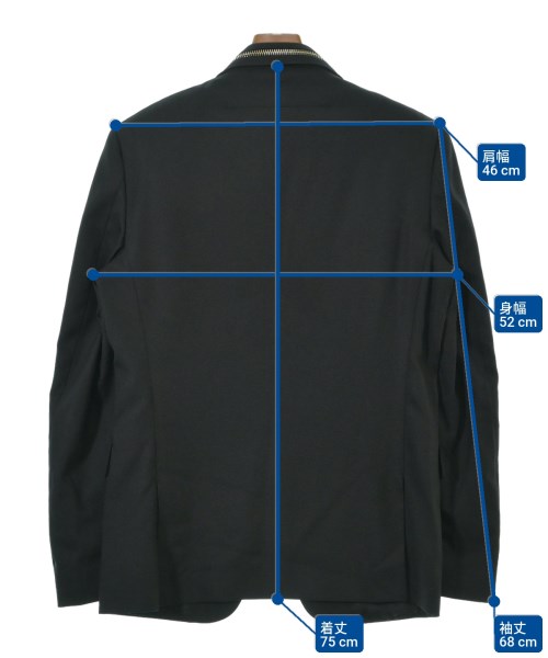 GIVENCHY（ジバンシィ）カジュアルジャケット 黒 サイズ:50(XL位) メンズ/2200678017067