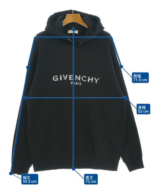 GIVENCHY（ジバンシィ）パーカー 黒 サイズ:S メンズ/2200680546074