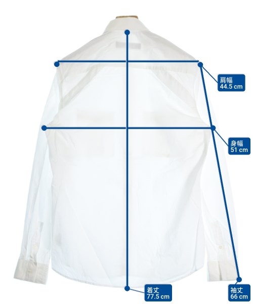 GIVENCHY（ジバンシィ）カジュアルシャツ 白 サイズ:40(L位) メンズ/2200655094081