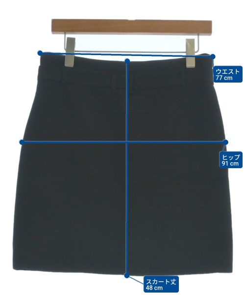 GIVENCHY（ジバンシィ）ひざ丈スカート 黒 サイズ:38(S位) レディース/2200655075288