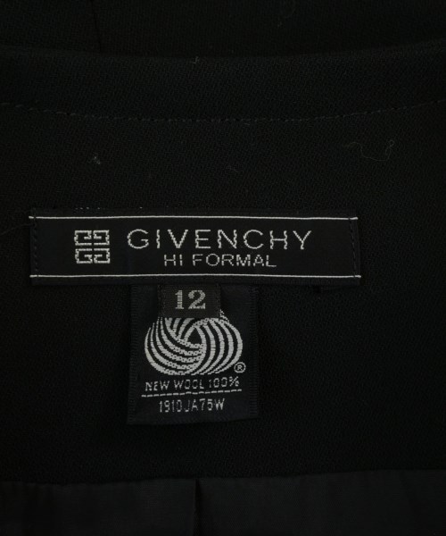 GIVENCHY（ジバンシィ）ノーカラージャケット 黒 サイズ:-(L位) レディース/2200713228045