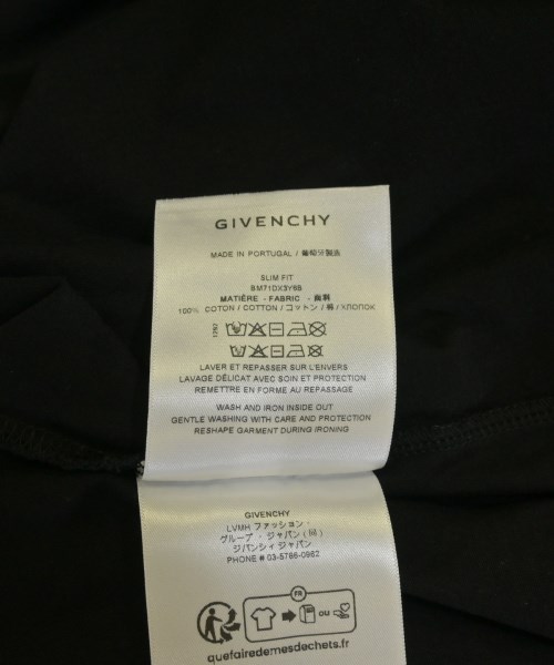 GIVENCHY（ジバンシィ）Tシャツ・カットソー 黒 サイズ:XL メンズ/2200713715040