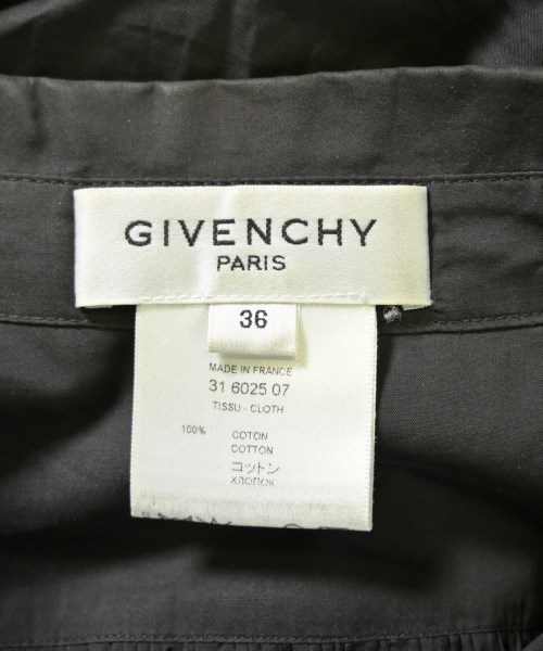 GIVENCHY（ジバンシィ）カジュアルシャツ 黒 サイズ:36(XS位) レディース/2200715036259