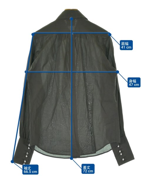 GIVENCHY（ジバンシィ）カジュアルシャツ 黒 サイズ:36(XS位) レディース/2200715036259