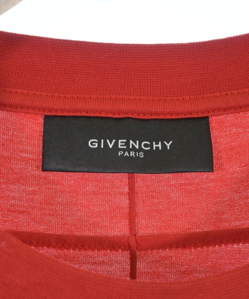 GIVENCHY（ジバンシィ）Tシャツ・カットソー 赤 サイズ:S メンズ/2200702147661