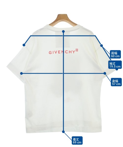 GIVENCHY（ジバンシィ）Tシャツ・カットソー 白 サイズ:M メンズ/2200702871085