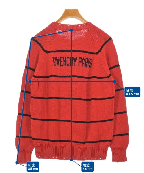 GIVENCHY（ジバンシィ）ニット・セーター 赤 サイズ:XS メンズ/2200704992054