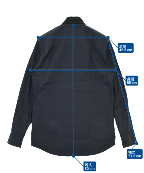 GIVENCHY（ジバンシィ）カジュアルシャツ 紺 サイズ:41(XL位) メンズ/2200663311040