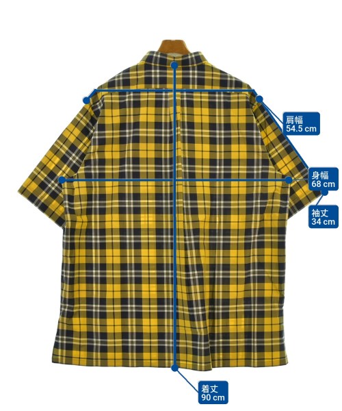 GIVENCHY（ジバンシィ）カジュアルシャツ 黄 サイズ:40(L位) メンズ/2200669125061