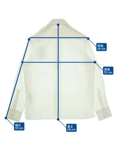 GIVENCHY（ジバンシィ）カジュアルシャツ 白 サイズ:36(XS位) メンズ/2200669125153