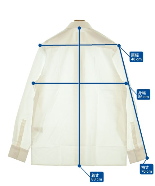 GIVENCHY（ジバンシィ）カジュアルシャツ 白 サイズ:38(S位) メンズ/2200669125160