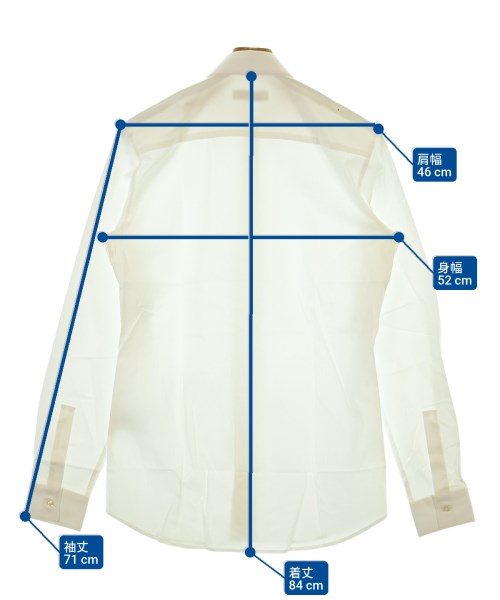 GIVENCHY（ジバンシィ）カジュアルシャツ 白 サイズ:37(XS位) メンズ/2200669125221