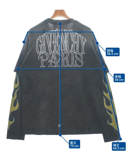 GIVENCHY（ジバンシィ）Tシャツ・カットソー グレー サイズ:M メンズ/2200669125351