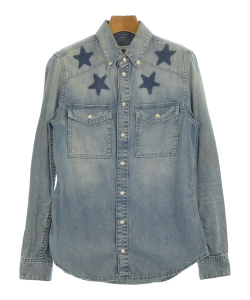 GIVENCHY(ジバンシー)カジュアルシャツ 青 サイズ:38(S位)/2200670757190