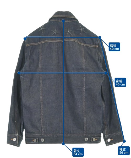 GIVENCHY（ジバンシィ）デニムジャケット 紺 サイズ:44(S位) メンズ/2200730497172