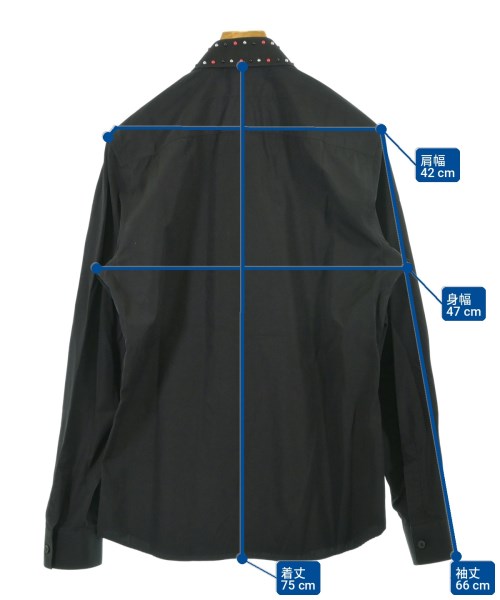 GIVENCHY（ジバンシィ）カジュアルシャツ 黒 サイズ:41(XL位) メンズ/2200735689039