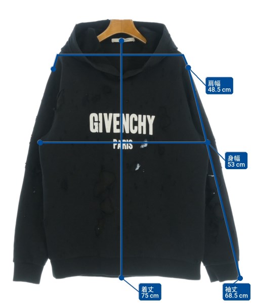 GIVENCHY（ジバンシィ）パーカー 黒 サイズ:M メンズ/2200736176019