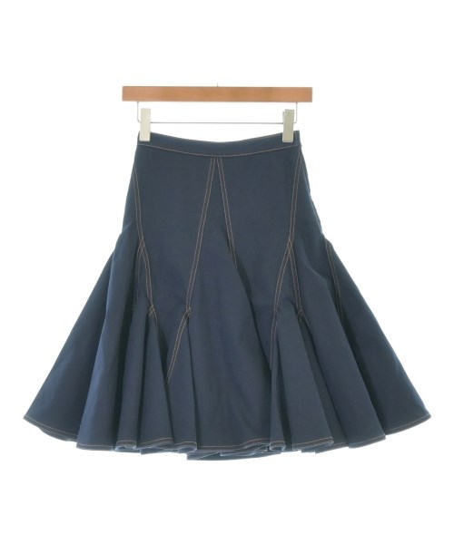GIVENCHY(ジバンシー)ひざ丈スカート 紺 サイズ:34(XXS位)/2200688682194
