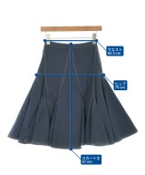GIVENCHY（ジバンシィ）ひざ丈スカート 紺 サイズ:34(XXS位) レディース/2200688682194
