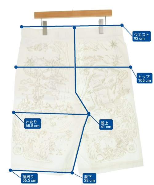 GIVENCHY（ジバンシィ）ショートパンツ 白 サイズ:52(XXL位) メンズ/2200686576211