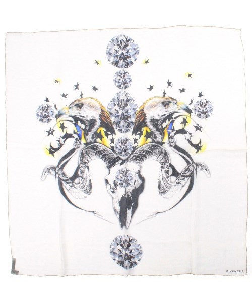 GIVENCHY(ジバンシー)バンダナ・スカーフ 白 サイズ:-/2200691728353