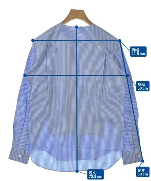 COMME des GARCONS HOMME PLUS（コムデギャルソンオムプリュス）カジュアルシャツ 青 サイズ:XS メンズ/2200716322184