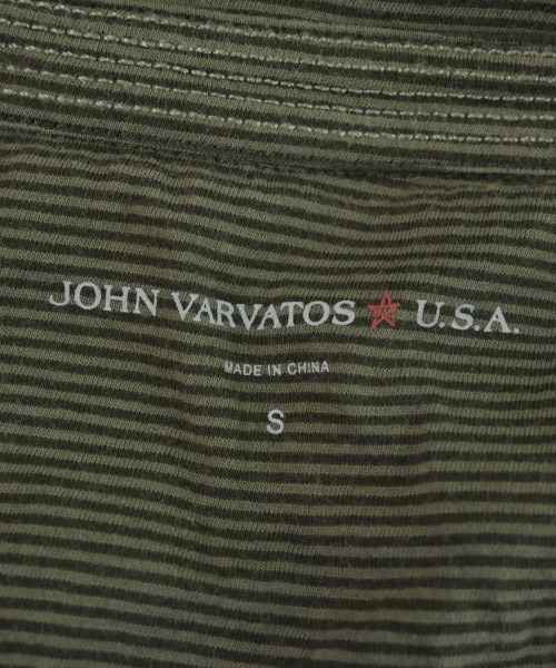 john varvatos（ジョンバルベイトス）カジュアルシャツ カーキ サイズ:S メンズ/2200637511063