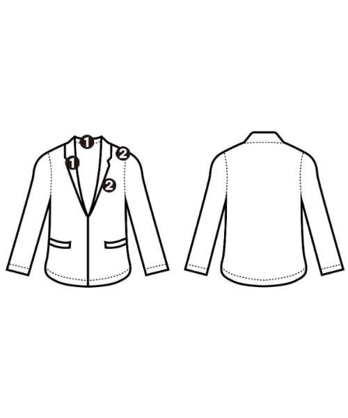 KENZO（ケンゾー）テーラードジャケット 赤 サイズ:2(M位) レディース/2200643837027