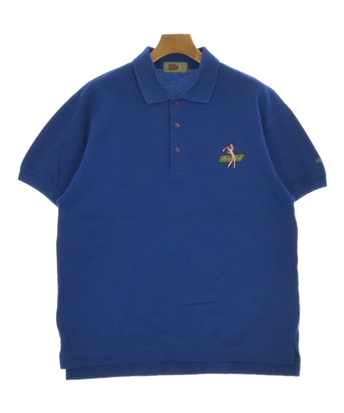 KENZO（ケンゾー）ポロシャツ 青 サイズ:4(XL位) メンズ/2200643982130