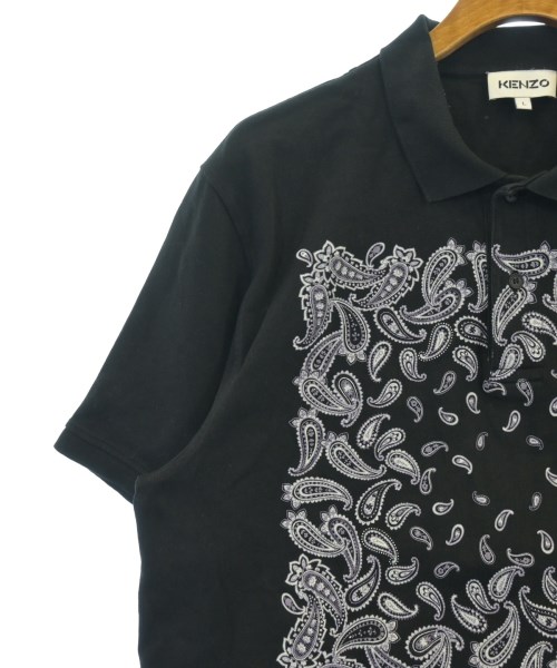 KENZO（ケンゾー）ポロシャツ 黒 サイズ:L メンズ/2200629980167