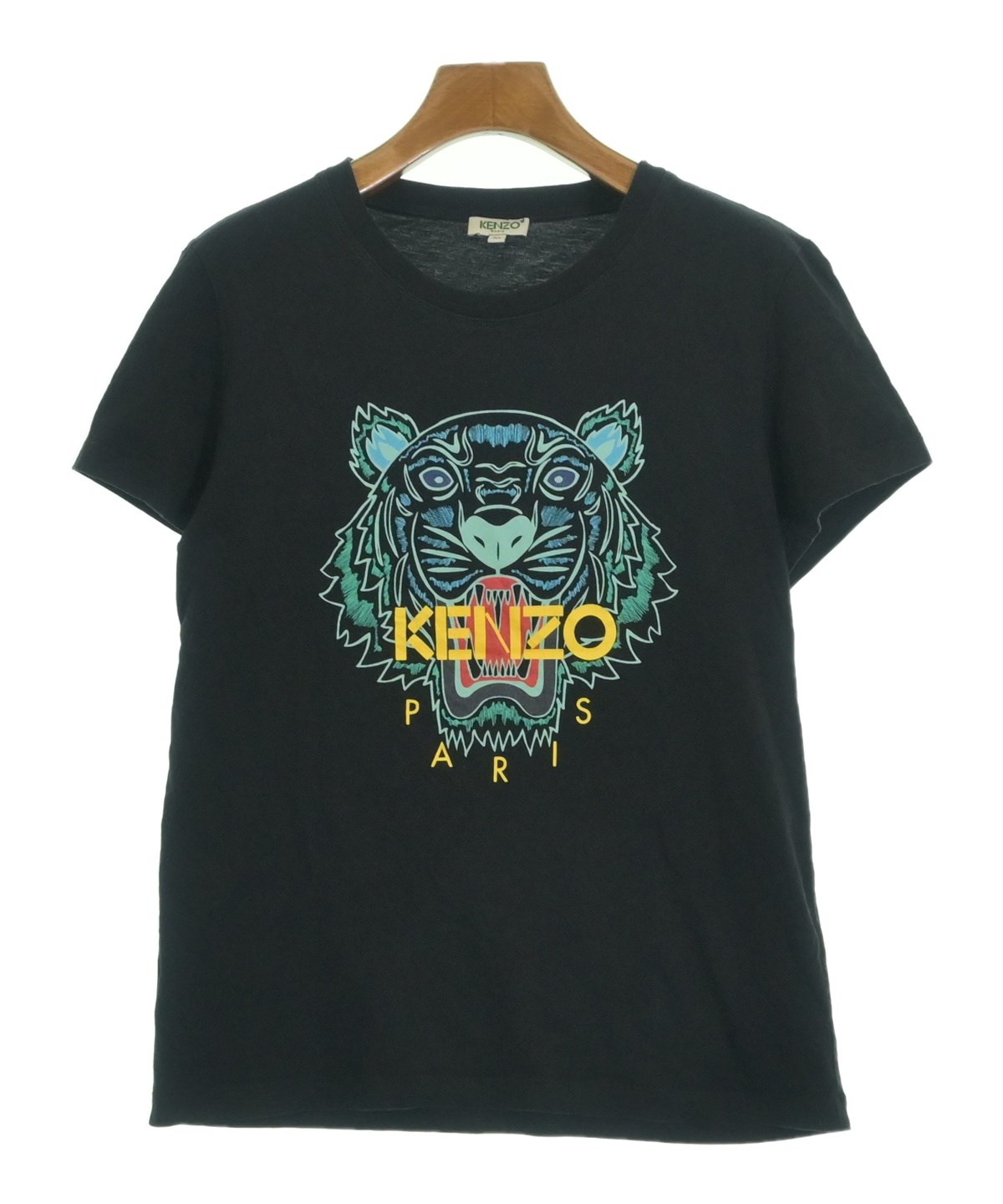 KENZO トラプリント Tシャツ M 黒 KENZO（ケンゾー）Tシャツ・カットソー 黒 サイズ:M レディース