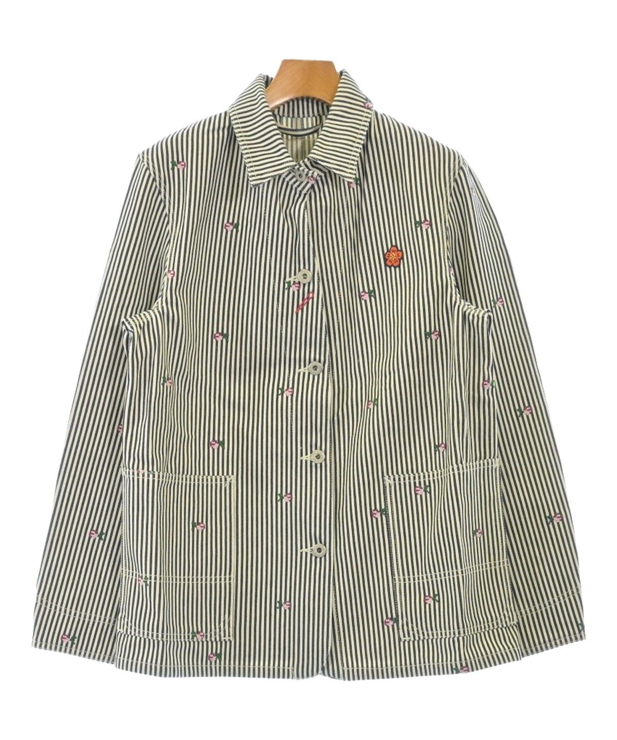 KENZO（ケンゾー）カバーオール 黒 サイズ:S レディース/2200607307030