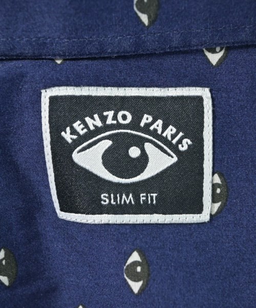 KENZO（ケンゾー）カジュアルシャツ 紺 サイズ:42(XXL位) メンズ/2200672217036