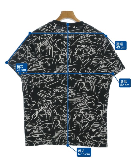 KENZO（ケンゾー）Tシャツ・カットソー 黒 サイズ:L メンズ/2200672217050