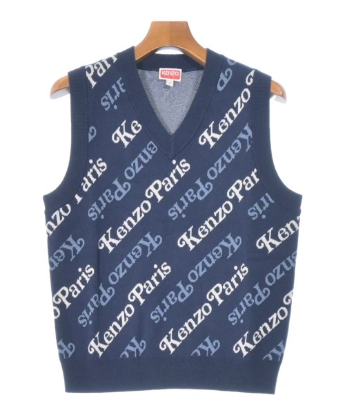 KENZO(ケンゾー)ベスト 紺 サイズ:S/2200674598058