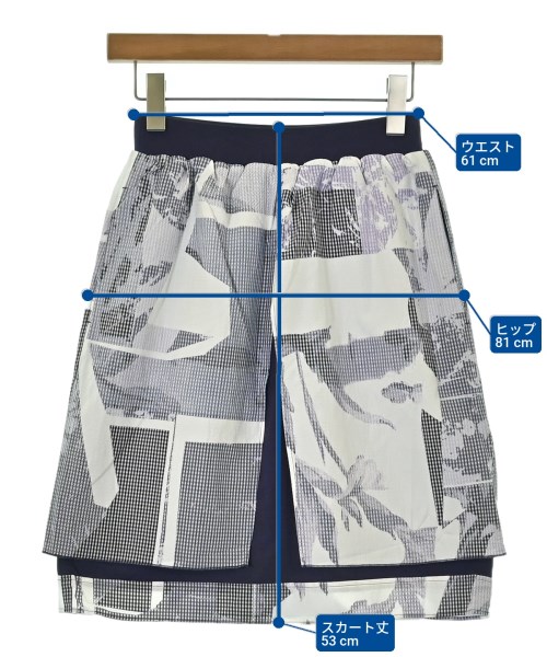 KENZO（ケンゾー）ひざ丈スカート 紫 サイズ:34(S位) レディース/2200675507127