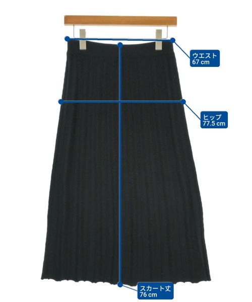 KENZO（ケンゾー）ロング・マキシ丈スカート 黒 サイズ:S レディース/2200678005026